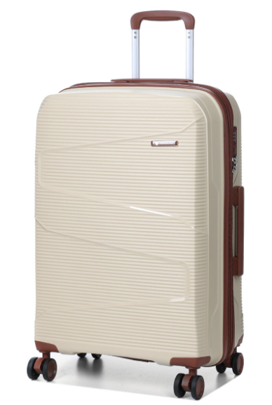 Валіза Airtex Worldline 293 з розширенням бежевий маленька