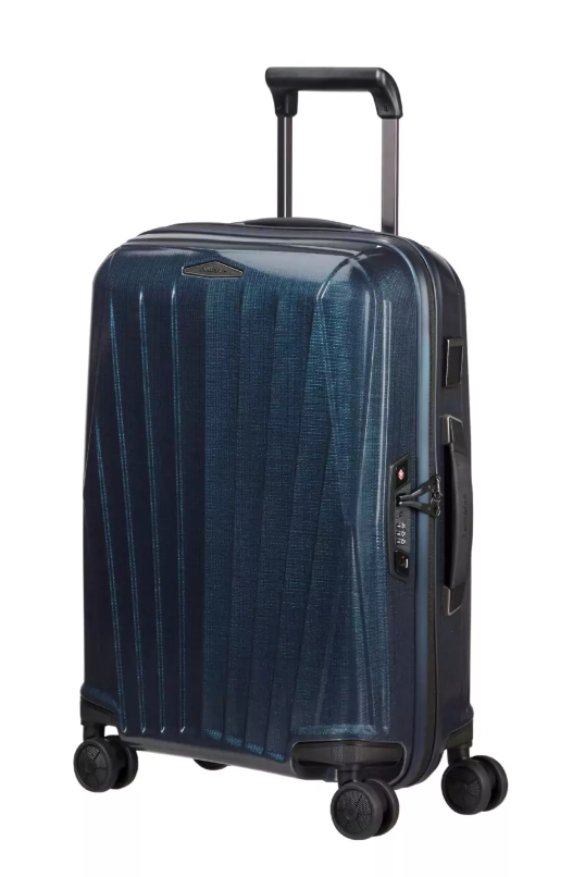 Валіза 55 см Samsonite Major-Lite KM1*01001 з розширенням міцна та легка