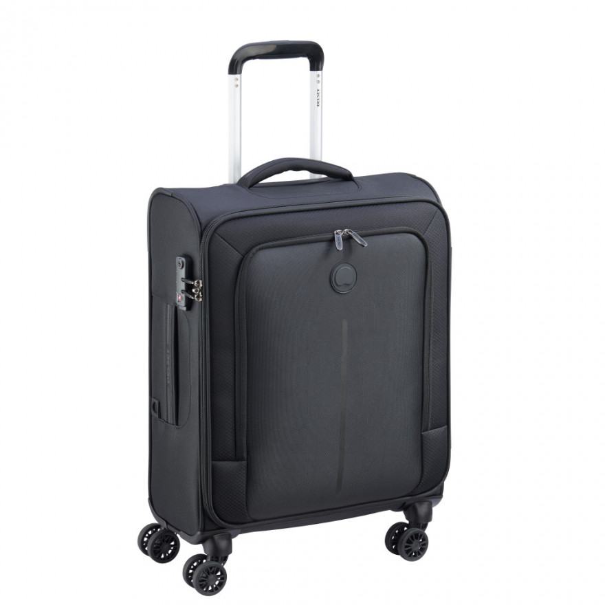 Валіза текстильна на 4-х колесах Delsey Caracas 3907803 Black (мала)