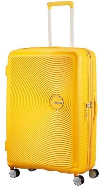 Валіза American Tourister Soundbox із поліпропілену на 4-х колесах 32G*06003 Golden Yellow (велика)