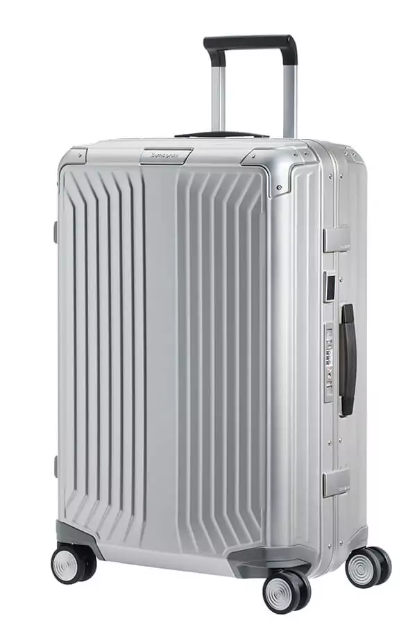 ВАЛІЗА 69 СМ Samsonite LITE-BOX ALU ALUMINIUM CS0*08002 середня