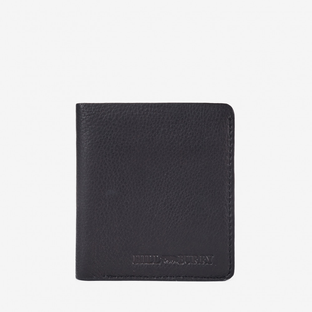Шкіряний гаманець-картхолдер Hill Burry AK111HB чорний