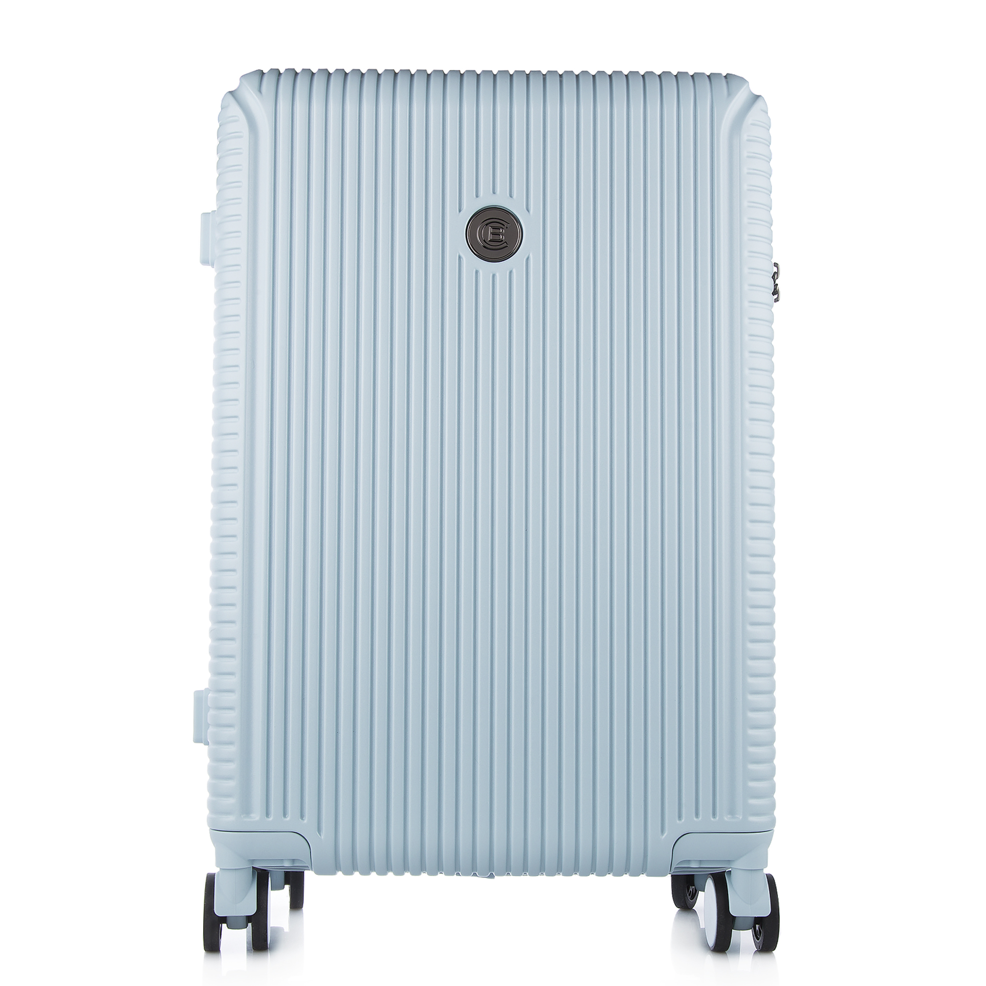 Валіза Cesano Boscone 793331 з Полікарбонату світло-блакитний середня