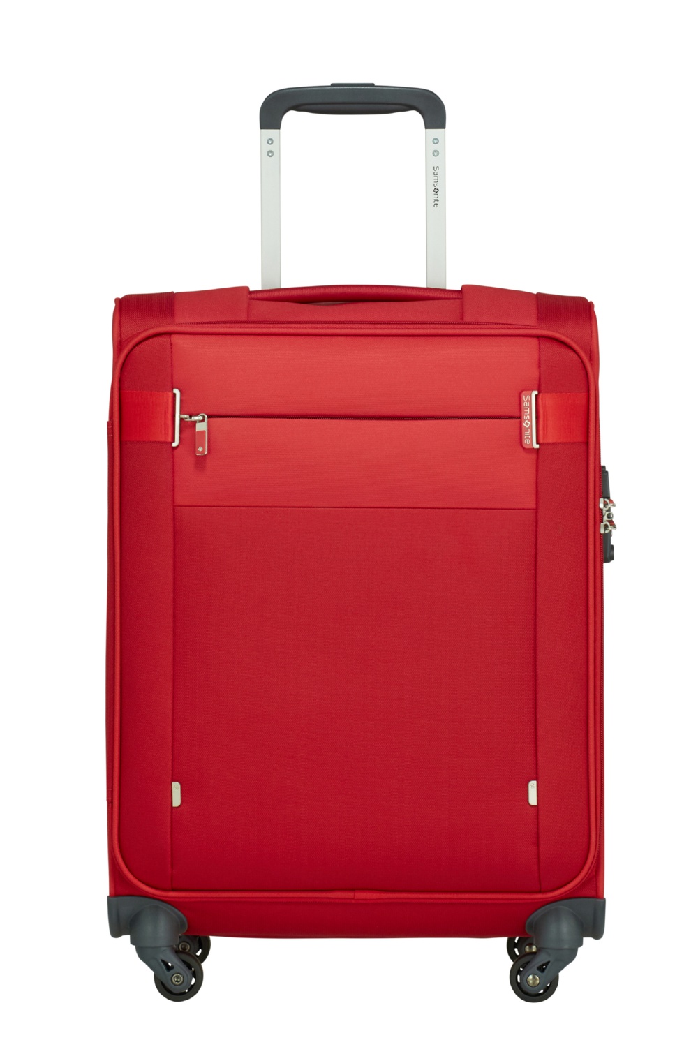 Валіза з розширенням 55 см Samsonite CITYBEAT RED Citybeat KA7*00003 червона маленька