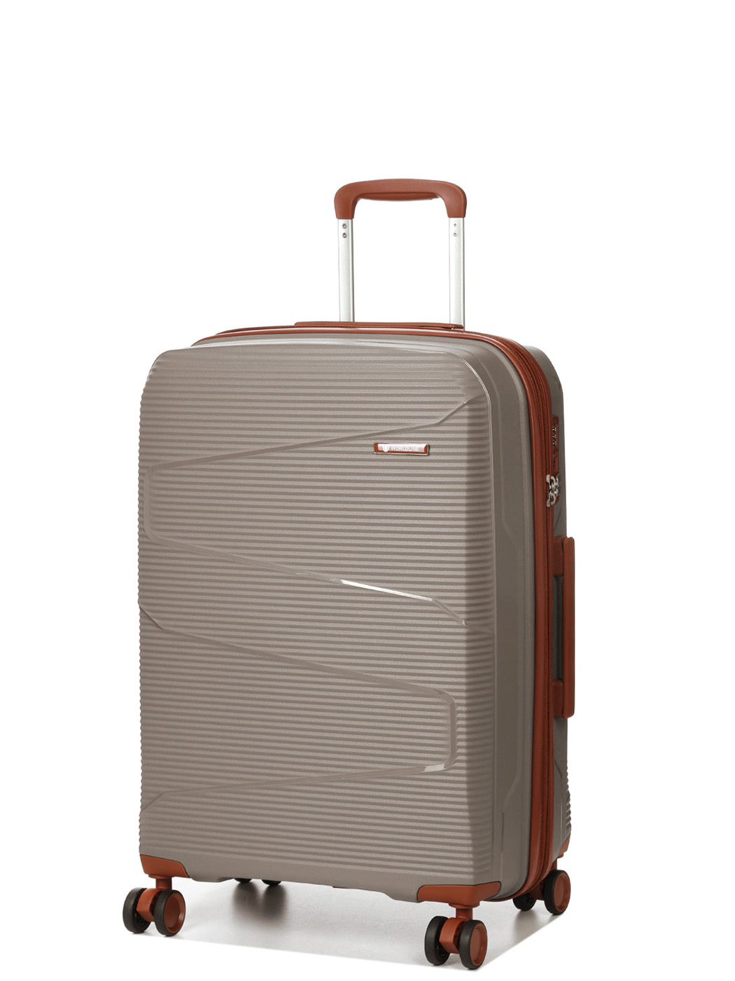 Валіза Airtex Worldline 293 з розширенням шампань середня 