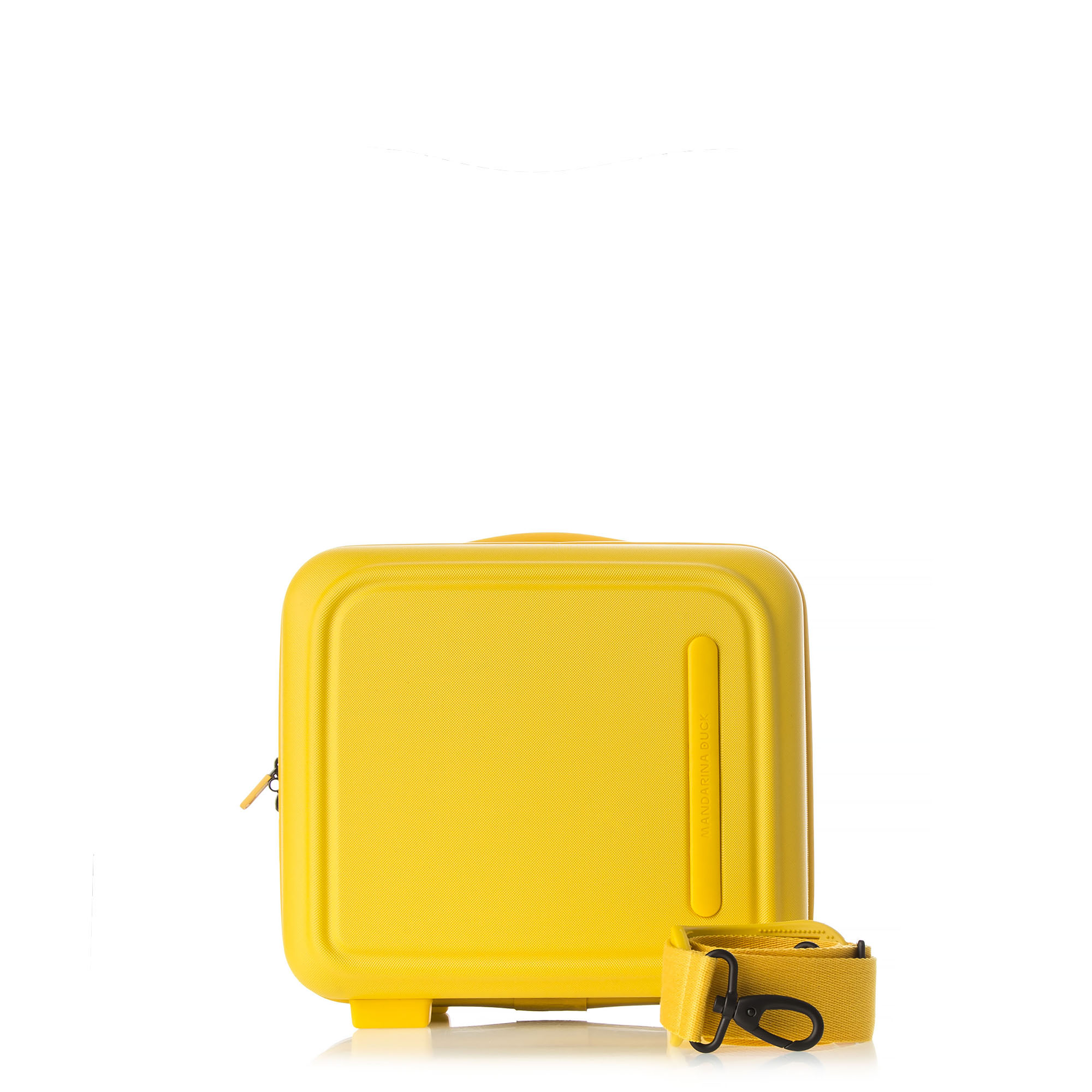 Кейс для валізи Mandarina Duck LOGODUCK+ P10SZN01 полікарбонат та плечовий ремінь жовтий