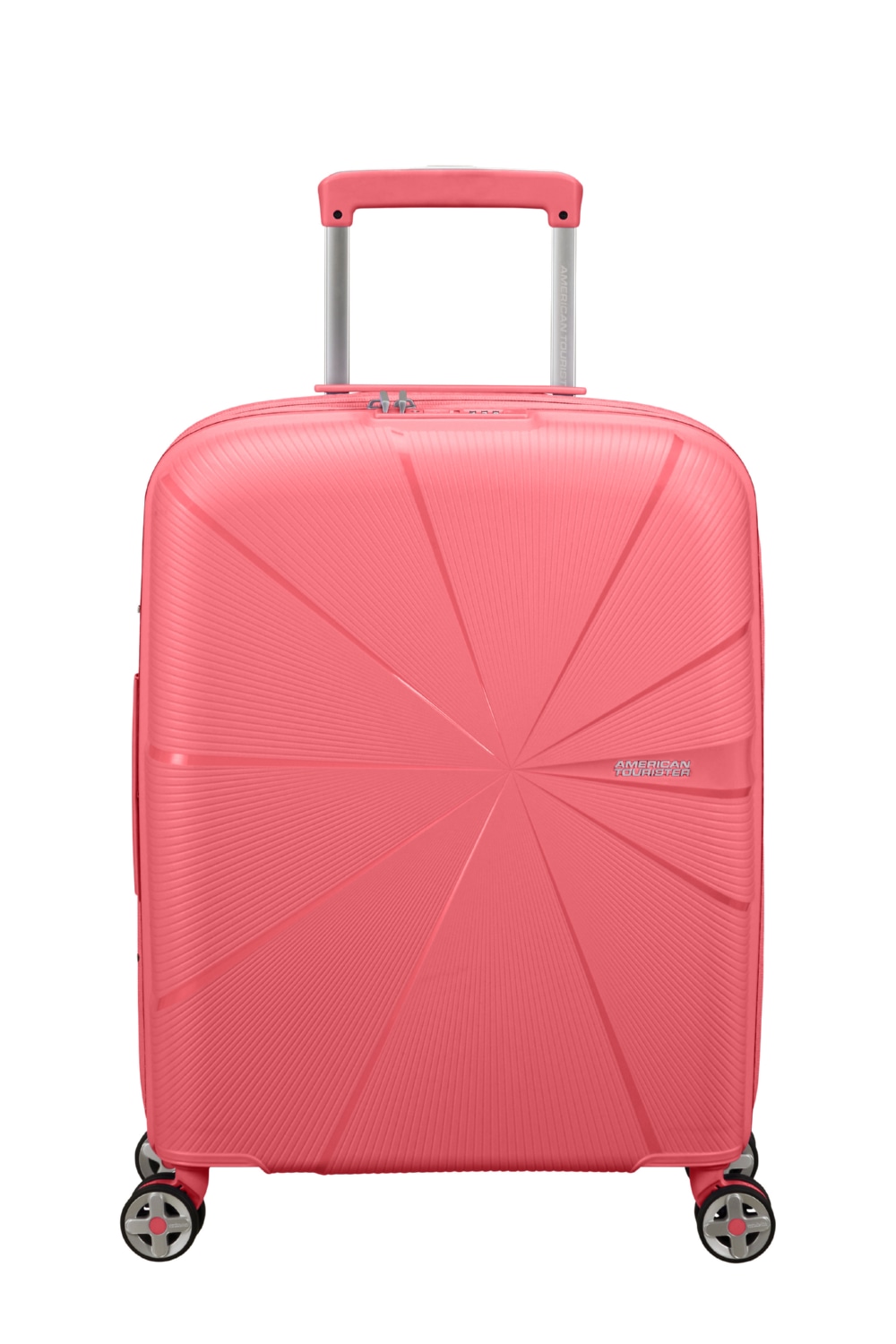 Валіза American Tourister Starvibe MD5*00002 маленька рожева з розширенням