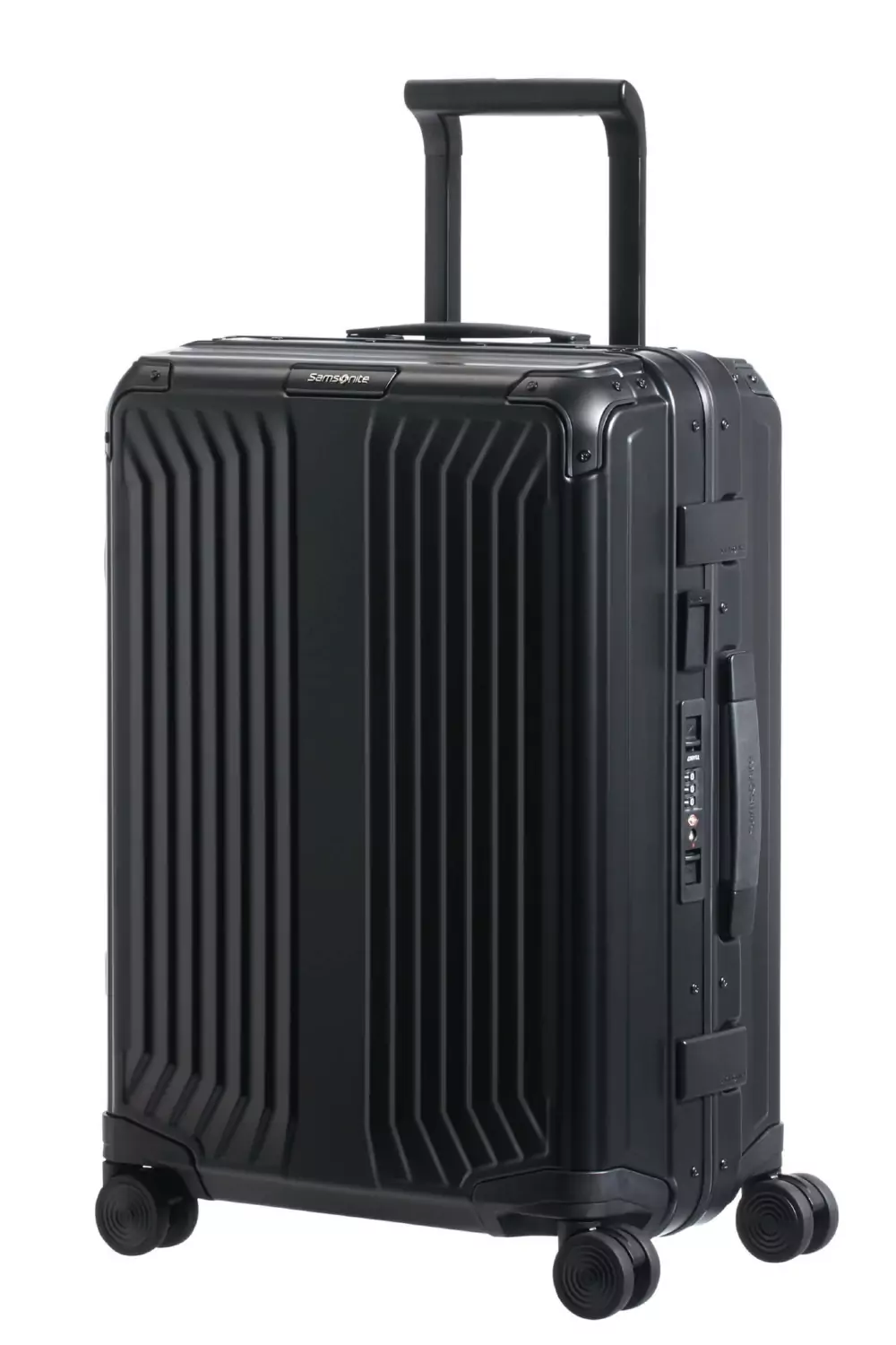 ВАЛІЗА 55 СМ Samsonite LITE-BOX ALU BLACK CS0*08001 маленька