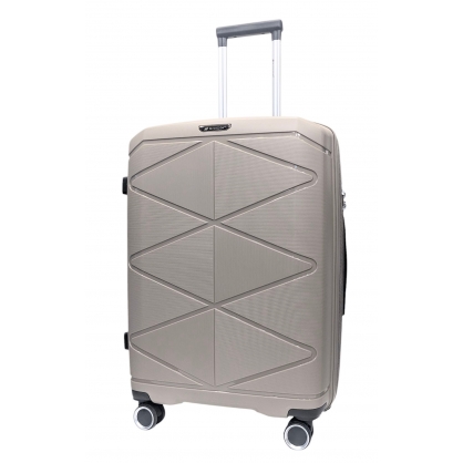 Валіза Madison Snowball 51304 з розширенням велика шампань