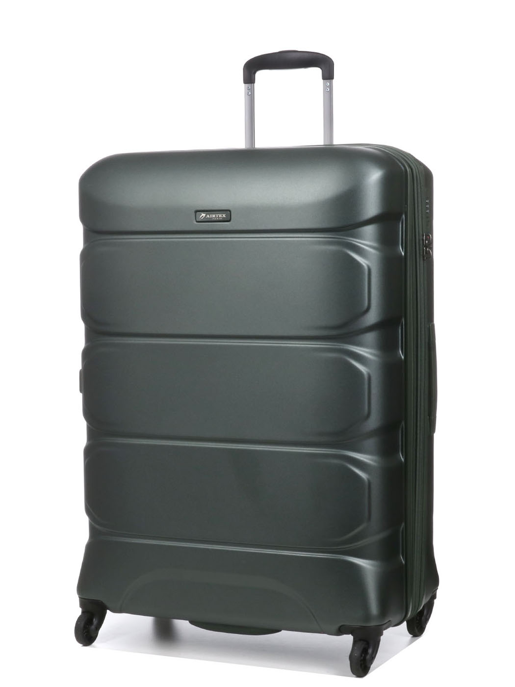 Валіза Airtex 748 з полікарбонату та з розширенням темно-зелена велика