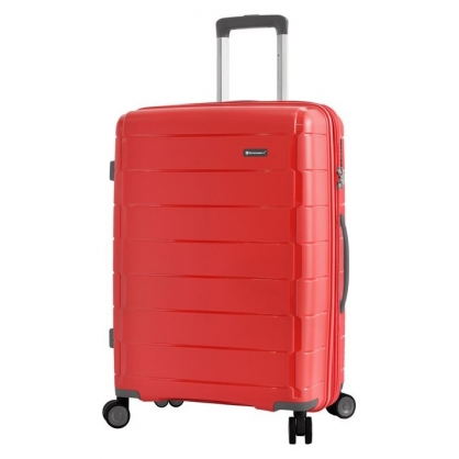 Валіза Snowball 20303 з розширенням середній червоний