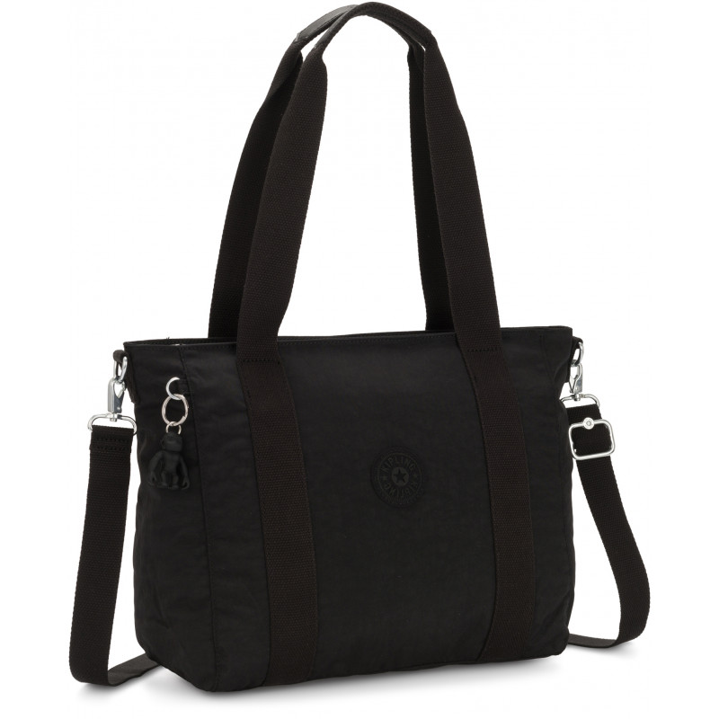 Сумка Kipling Asseni KI4400_P39 містка та компактна середня Black Noir