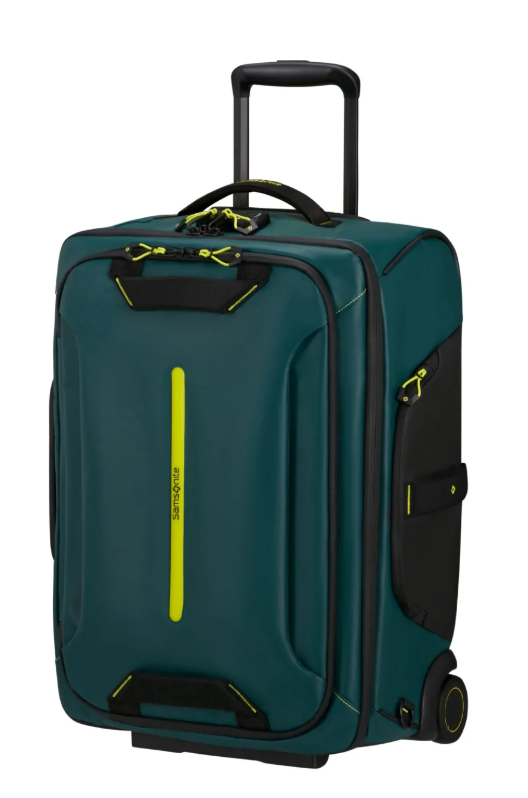 Сумка-рюкзак Samsonite ECODIVER KH7*71012 на колесах DARK TEAL/LIME