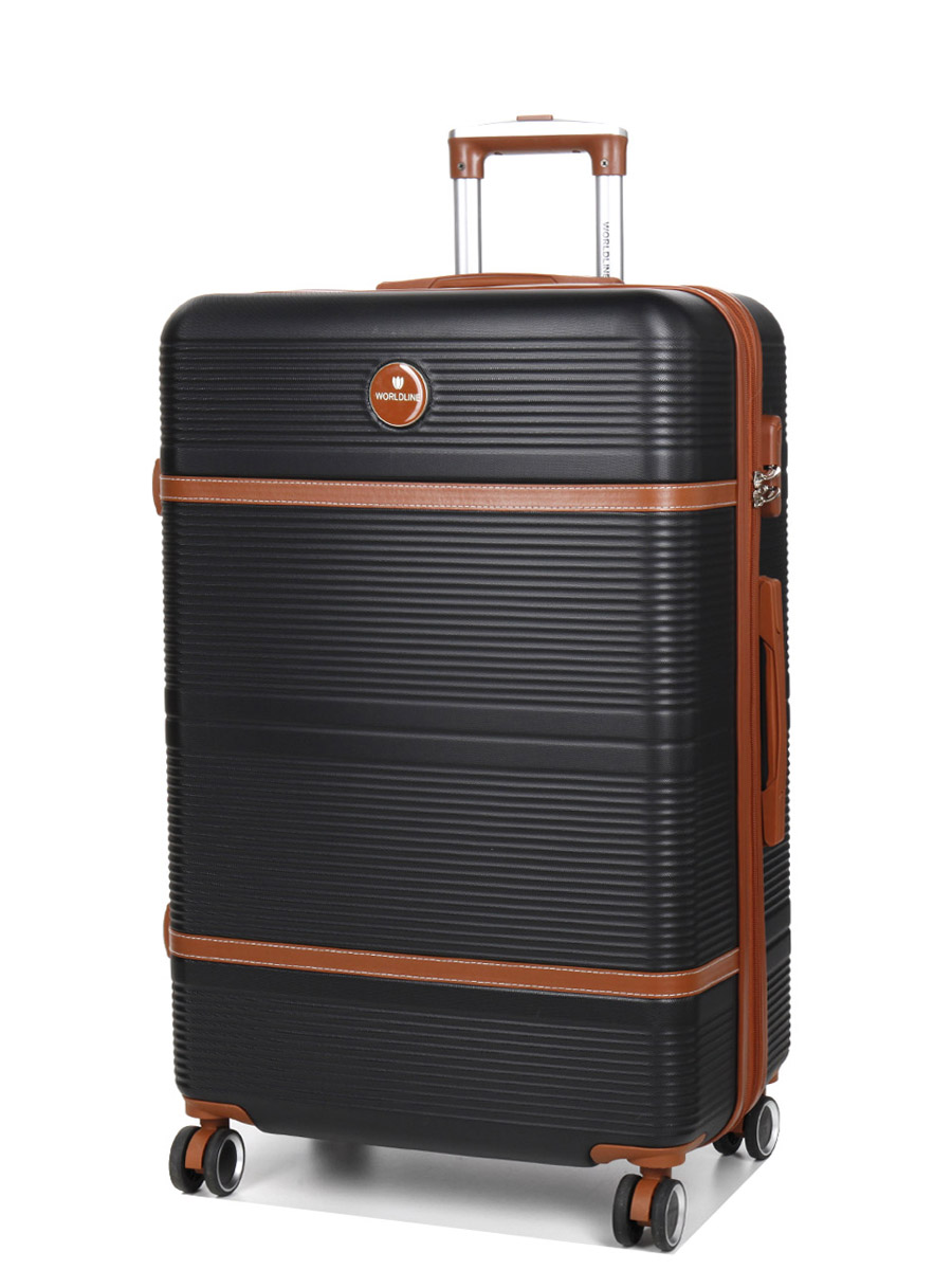 Валіза з розширенням Airtex 629 велика 75 см чорна