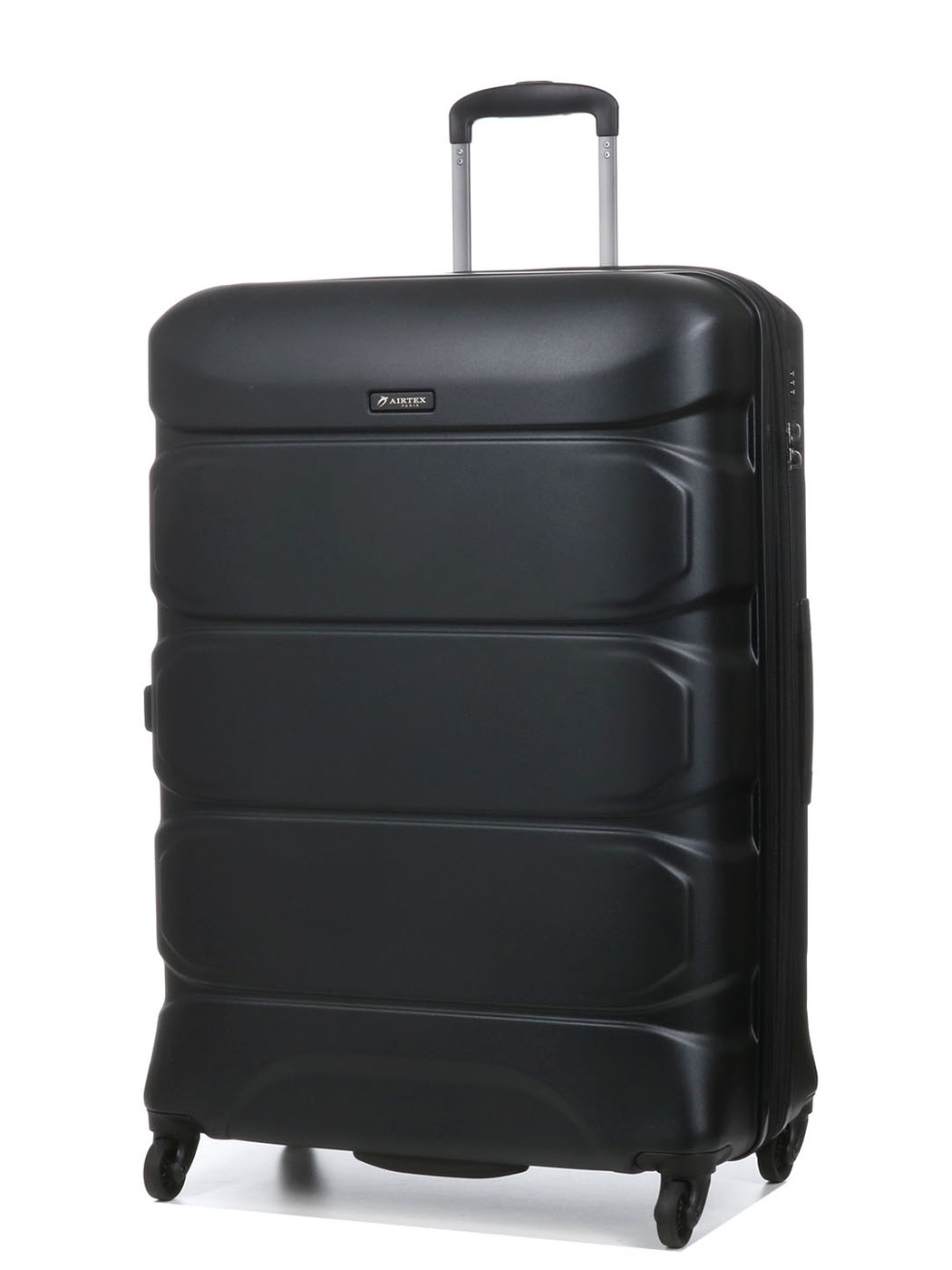 Валіза Airtex 748 з полікарбонату та з розширенням чорна велика
