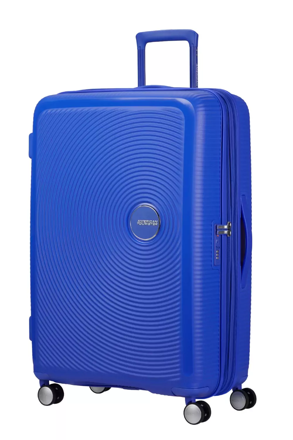 Валіза American Tourister Soundbox 32G*12003 із поліпропілену на 4-х колесах COBALT BLUE