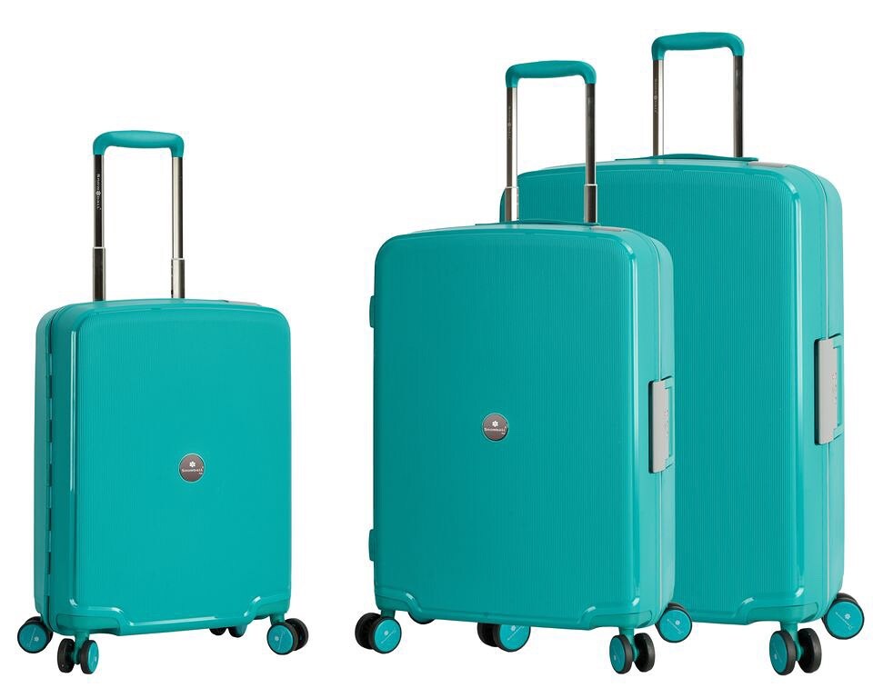 Комплект валіз Snowball 37103 м'ятний