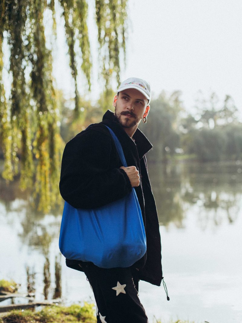 Шоппер з перероблених пластикових пляшок Levitate Blue