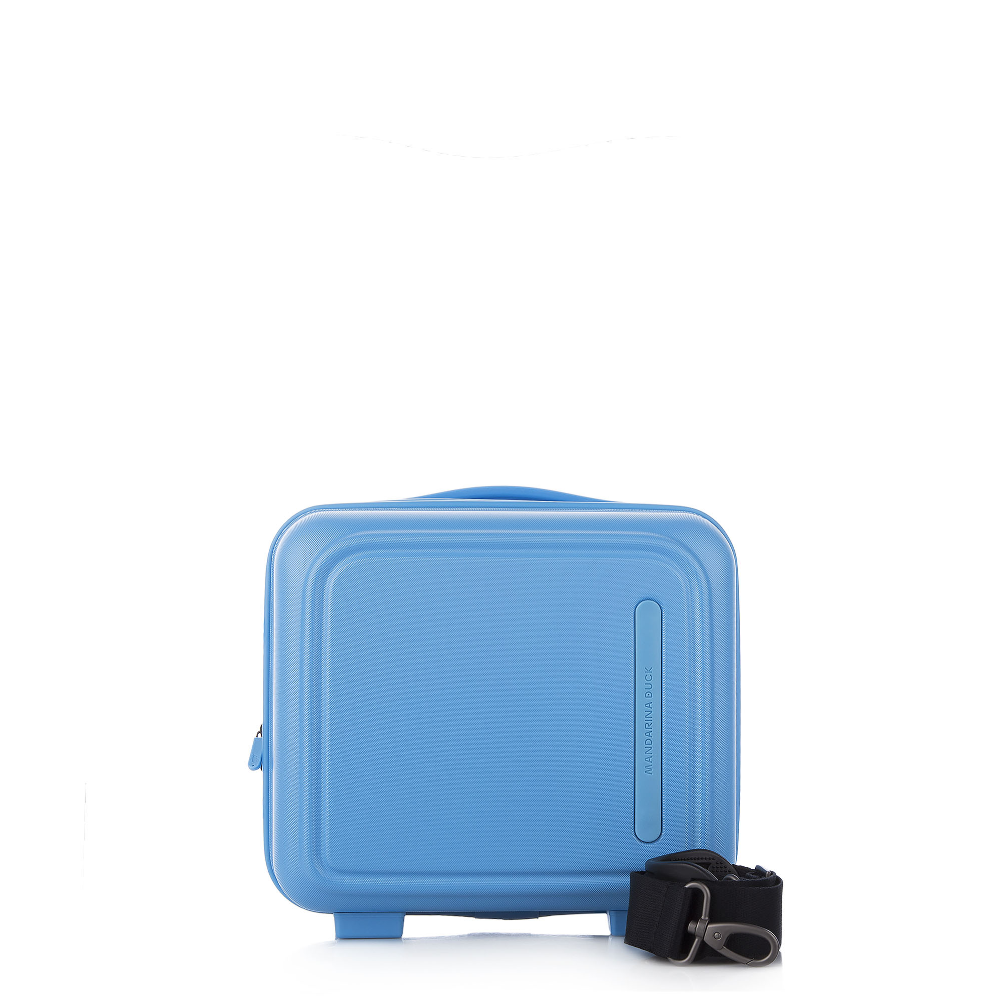 Кейс для валізи Mandarina Duck LOGODUCK+ P10SZN01 полікарбонат та плечовий ремінь блакитний
