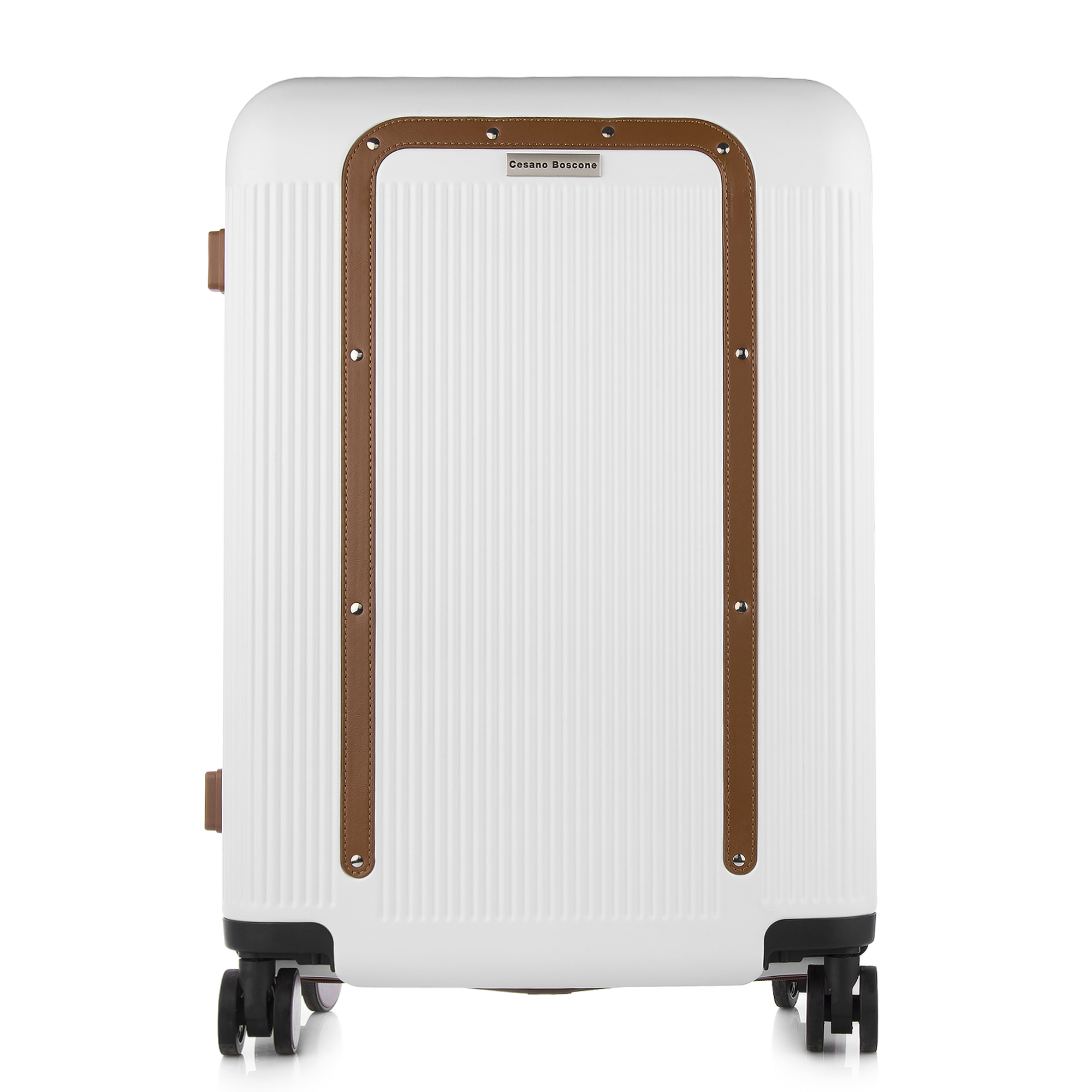 Валіза Cesano Boscone 793334 з Полікарбонату білий велика