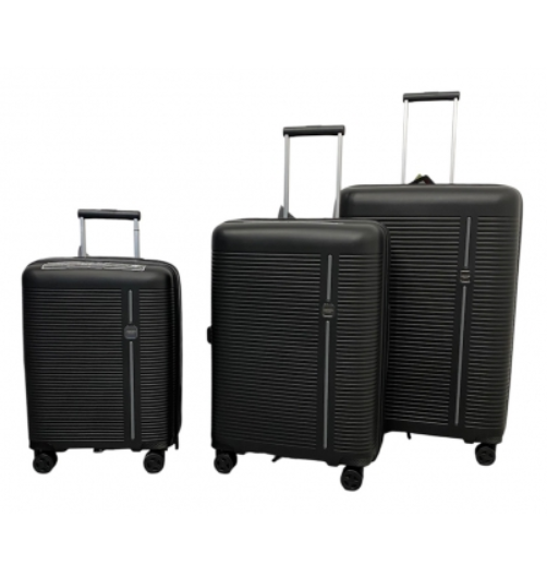 Комплект валіза Airtex 252 з розширенням чорна
