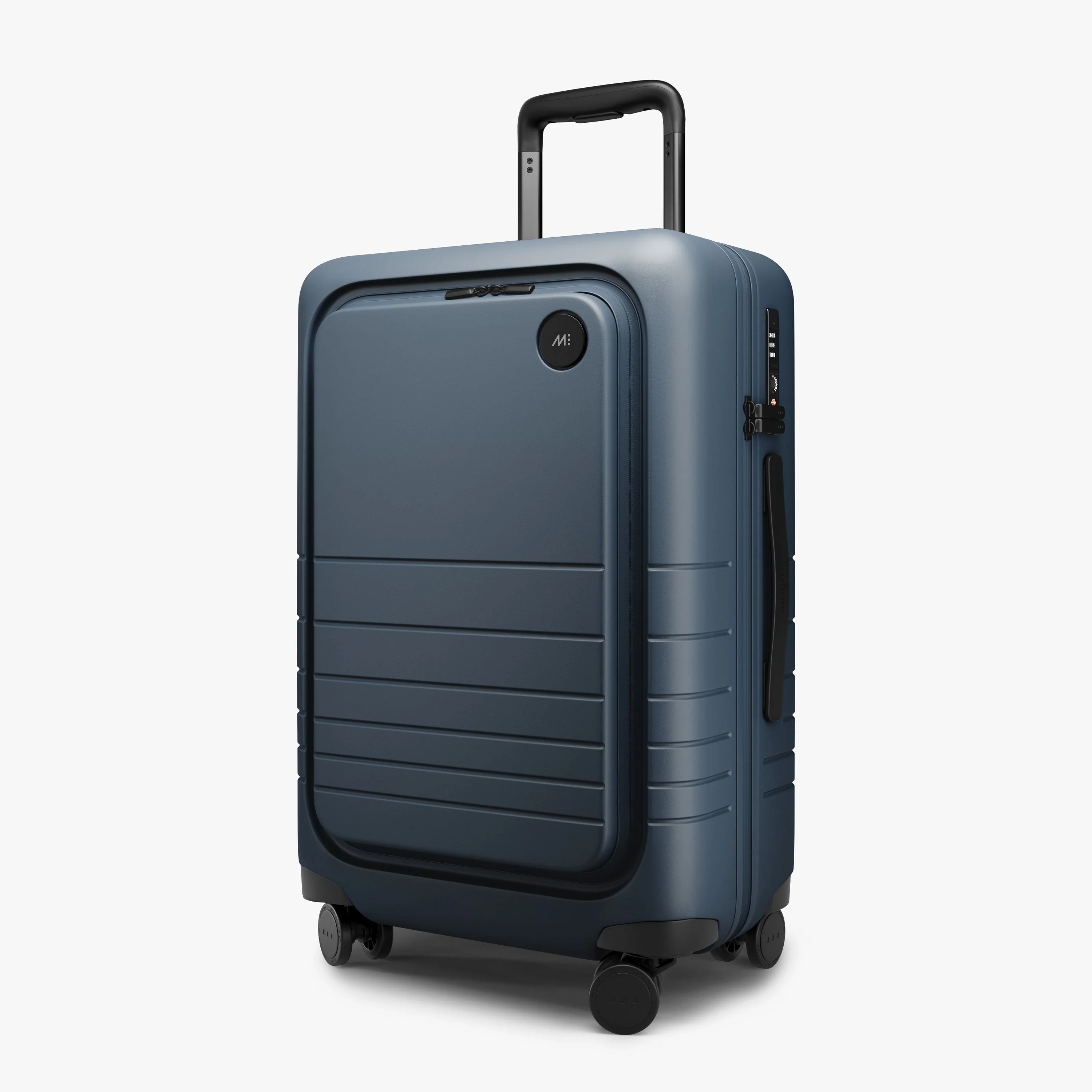 Валіза з відділенням для ноутбука Monos Carry-On Pro Plus синя